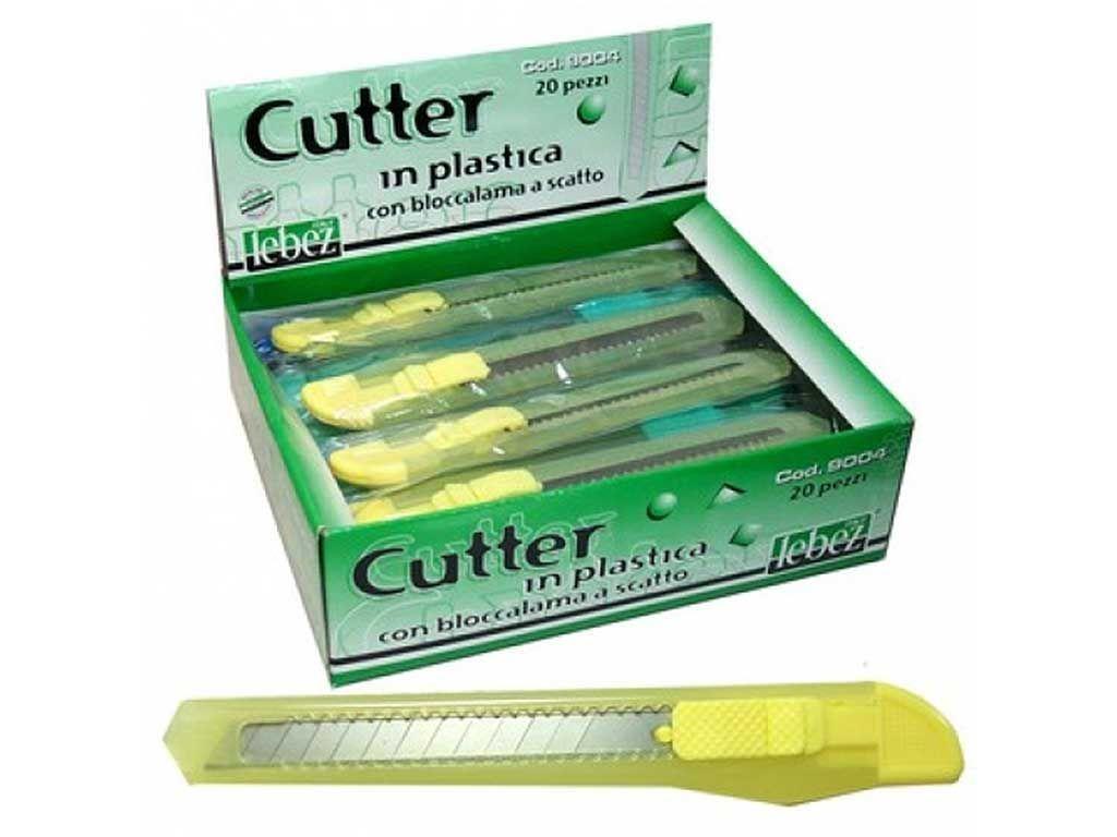 lebez lebez cutter 20pz taglierina lama 9mm con bloccalama col ass - foto 2