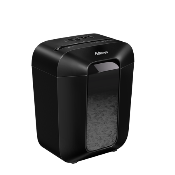 fellowes fellowes distruggi documenti manuale a frammento lx50 9 fogli 17 litri nero - foto 3