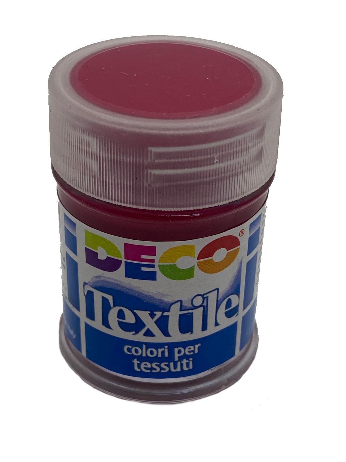 cwr cwr 3pz colore per tessuto stoffa 35ml carminio - foto 1 cwr cwr 3pz colore per tessuto stoffa 35ml carminio - foto 1