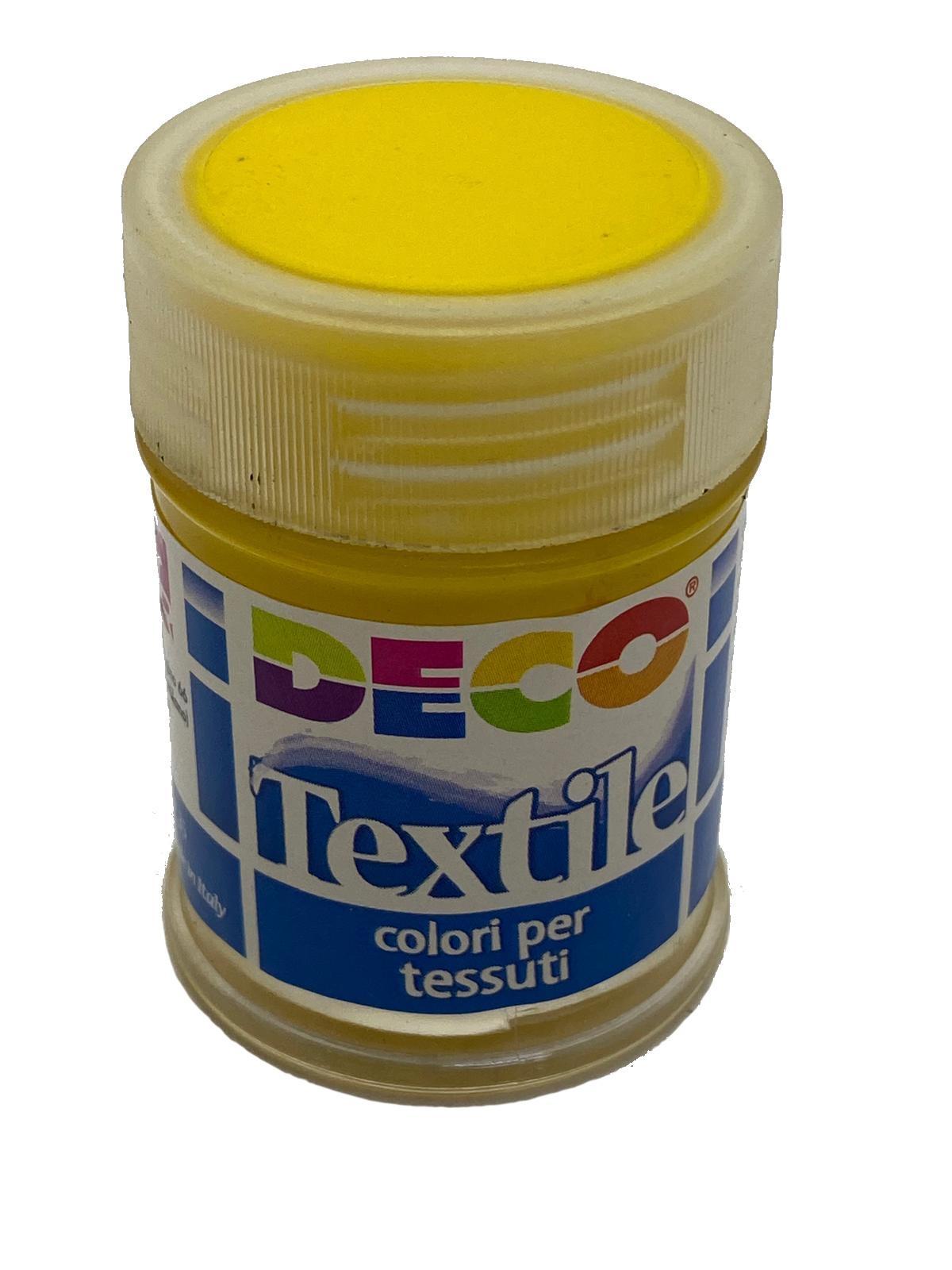 c.w.r. cwr colore per tessuto stoffa 35ml giallo primario - foto 1