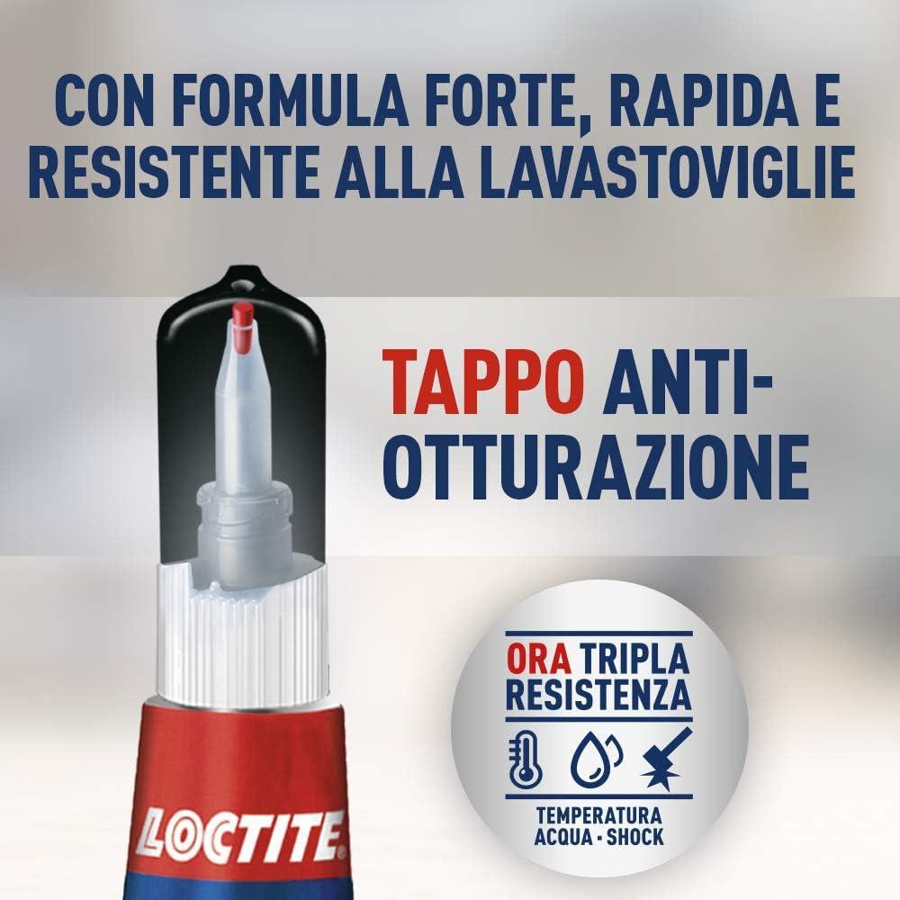 loctite loctite super attak 24pz tubetto di colla da 3 gr - foto 4