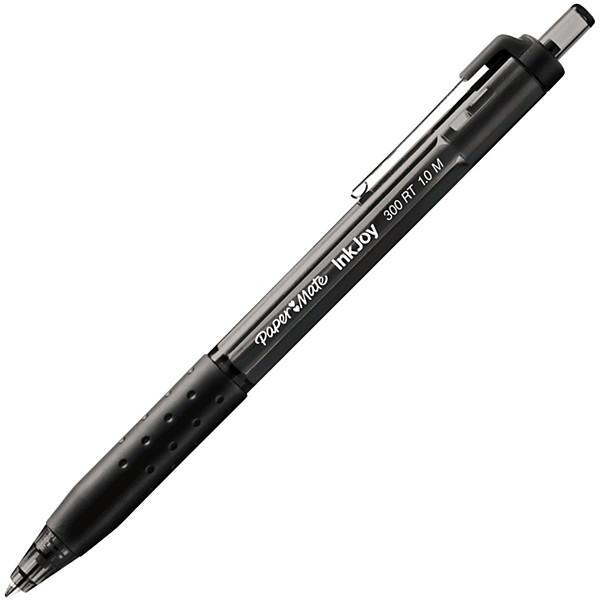Paper Mate InkJoy 12pz Penna a Sfera a Scatto Nera 300RT Punta M 0,1 mm Paper Mate InkJoy 12pz Penna a Sfera a Scatto Nera 300RT Punta M 0,1 mm