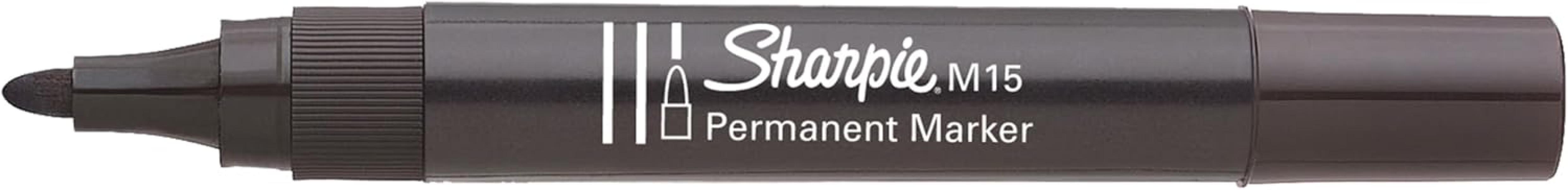 sharpie sharpie 12pz marcatore m15 nero punta tonda tratto 1,8mm - foto 2 sharpie sharpie 12pz marcatore m15 nero punta tonda tratto 1,8mm - foto 2