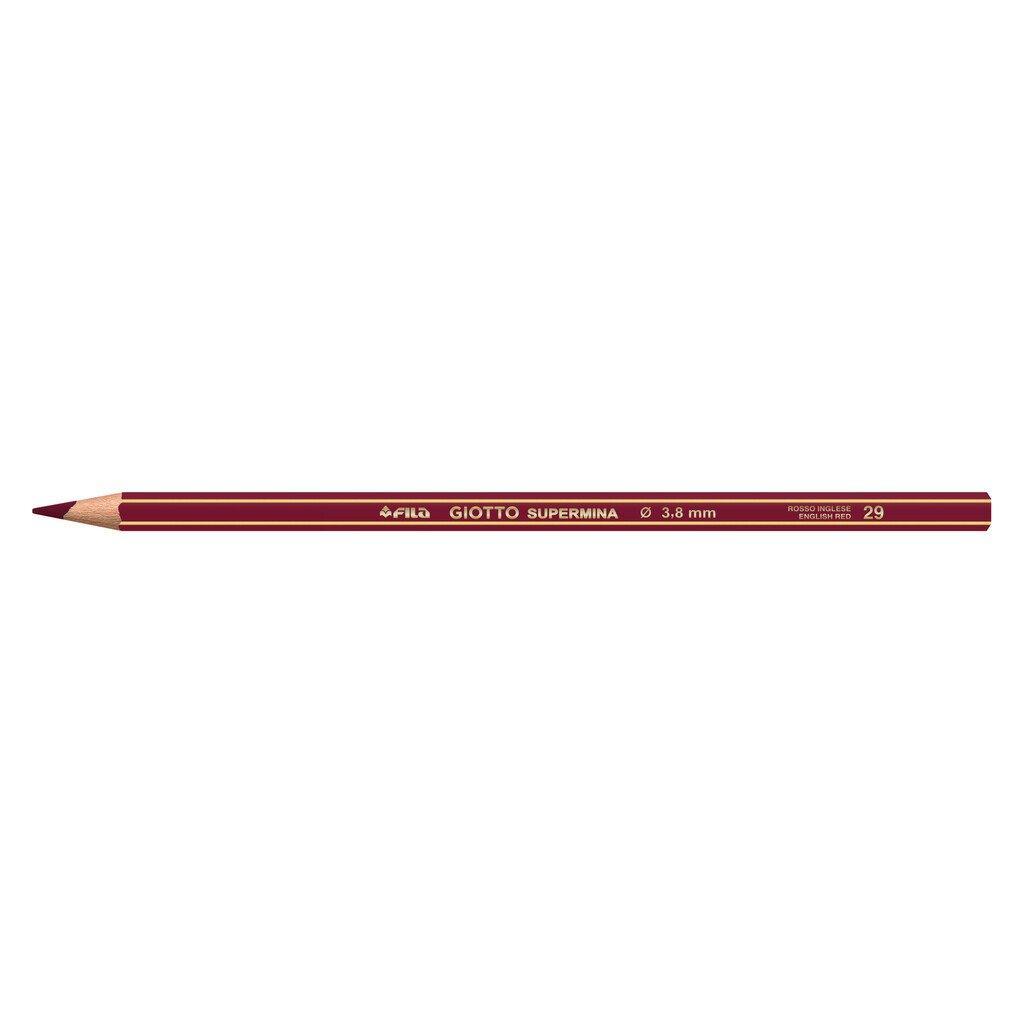 giotto giotto supermina 12 pz. pastelli colore rosso inglese n. 29 - foto 2 giotto giotto supermina 12 pz. pastelli colore rosso inglese n. 29 - foto 2
