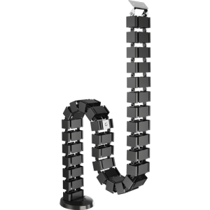 Cable spine raccogli cavi nero 128,80x12,90x10,70cm