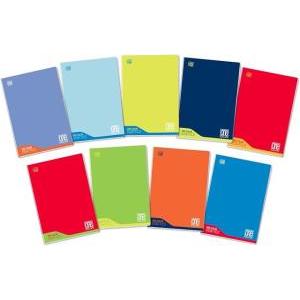6pz maxi quaderno a4 one color didattico per disgrafia linea blu righe c5