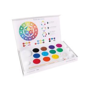 Acquerelli scatola magnetica da 12 colori