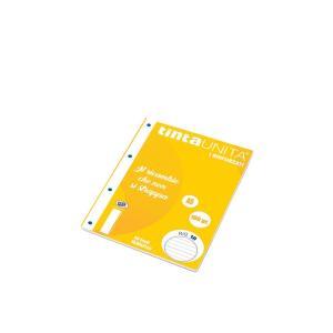 Ricambio a5 15x21 cm rinforzato righe 1r 40 fogli carta 100gr mq