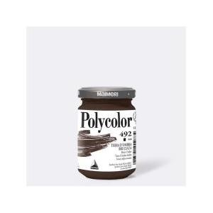 Polycolor colore acrilico 140 ml terra d'ombra bruciata 492