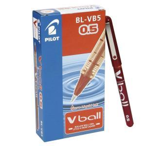 V-ball 05 roller inchiostro liquido rosso 05 mm confezione 12 pezzi