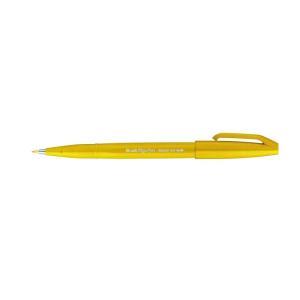 Pennarello brush sign pen giallo conf. 10 pz