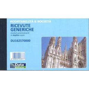 5 pz. ricevute generiche 10x16,8 cm 2 copie