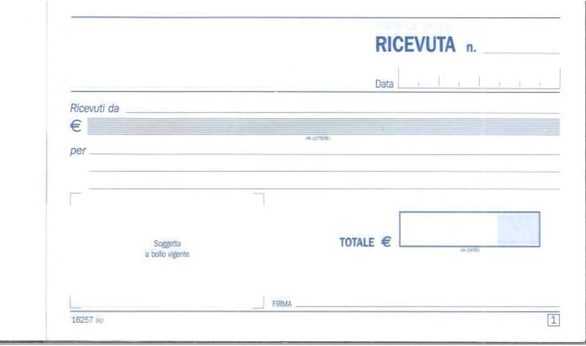 data ufficio data ufficio 5 pz. ricevute generiche 10x16,8 cm 2 copie - foto 2 data ufficio data ufficio 5 pz. ricevute generiche 10x16,8 cm 2 copie - foto 2