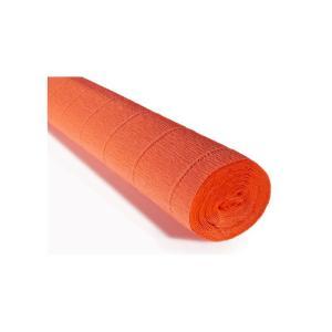 5pz carta crespo 180gr 50x250cm arancio 581