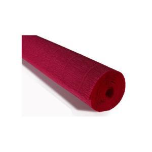 5pz carta crespo 180gr 50x250cm rosso carminio 586