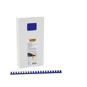 100 pz spirali in plastica per rilegare tonde ø 10 mm blu