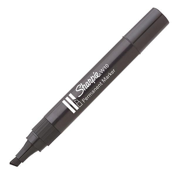 sharpie sharpie 12pz marcatore w10 nero punta a scalpello tratto 1,2-5,00 mm - foto 2
