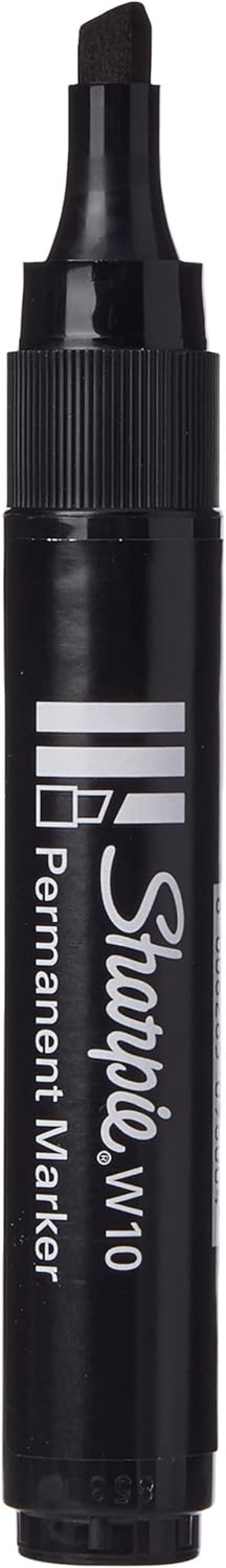 sharpie sharpie 12pz marcatore w10 nero punta a scalpello tratto 1,2-5,00 mm - foto 3