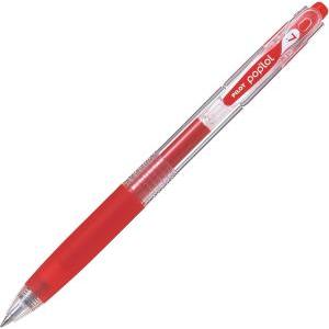 Pop'lol roller gel a scatto rosso punta 07 mm confezione 12 pezzi