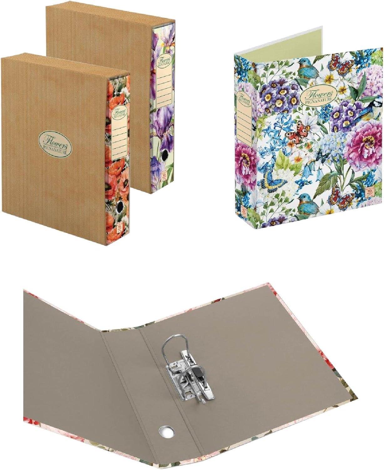 pigna pigna nature flowers registratore raccoglitore d8 28x35cm fant assortite - foto 2