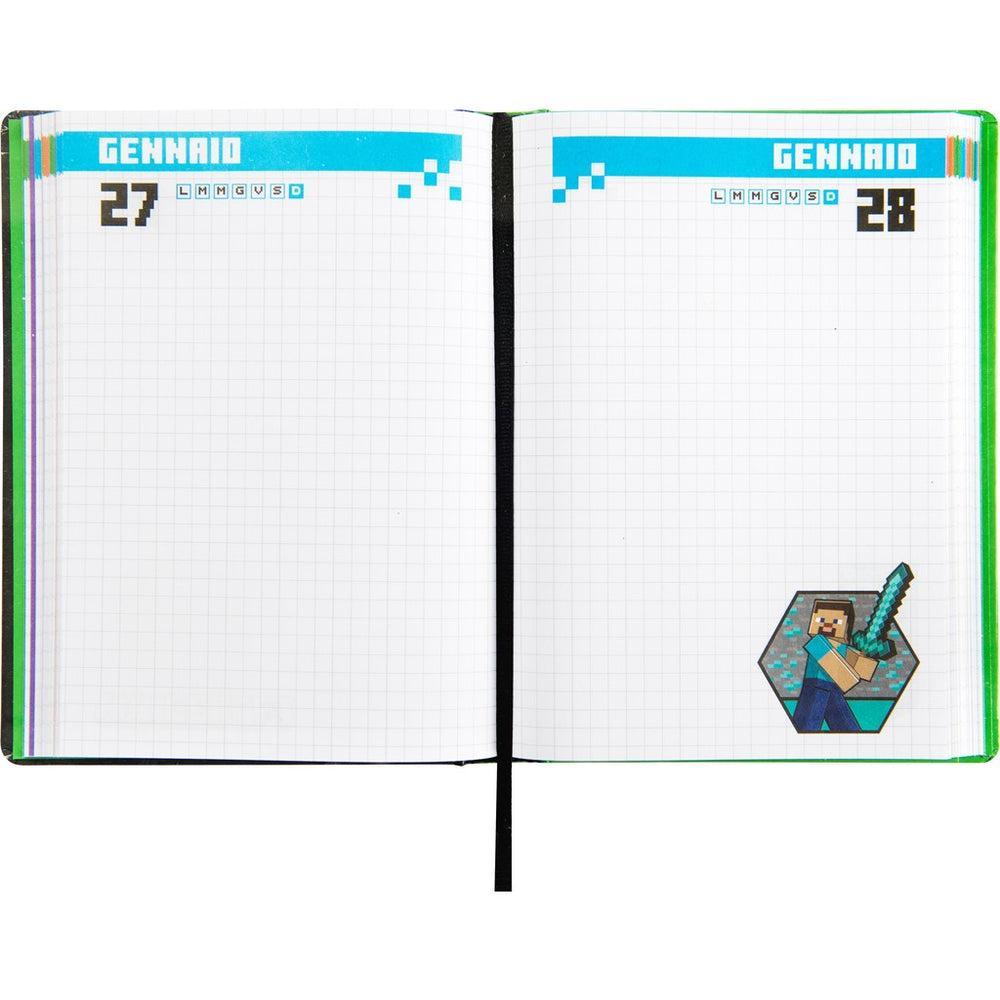franco cosimo panini panini diario minecraft 12 mesi standard 2026/2027 non datato 13x17,8cm fant. ass - foto 4 franco cosimo panini panini diario minecraft 12 mesi standard 2026/2027 non datato 13x17,8cm fant. ass - foto 4