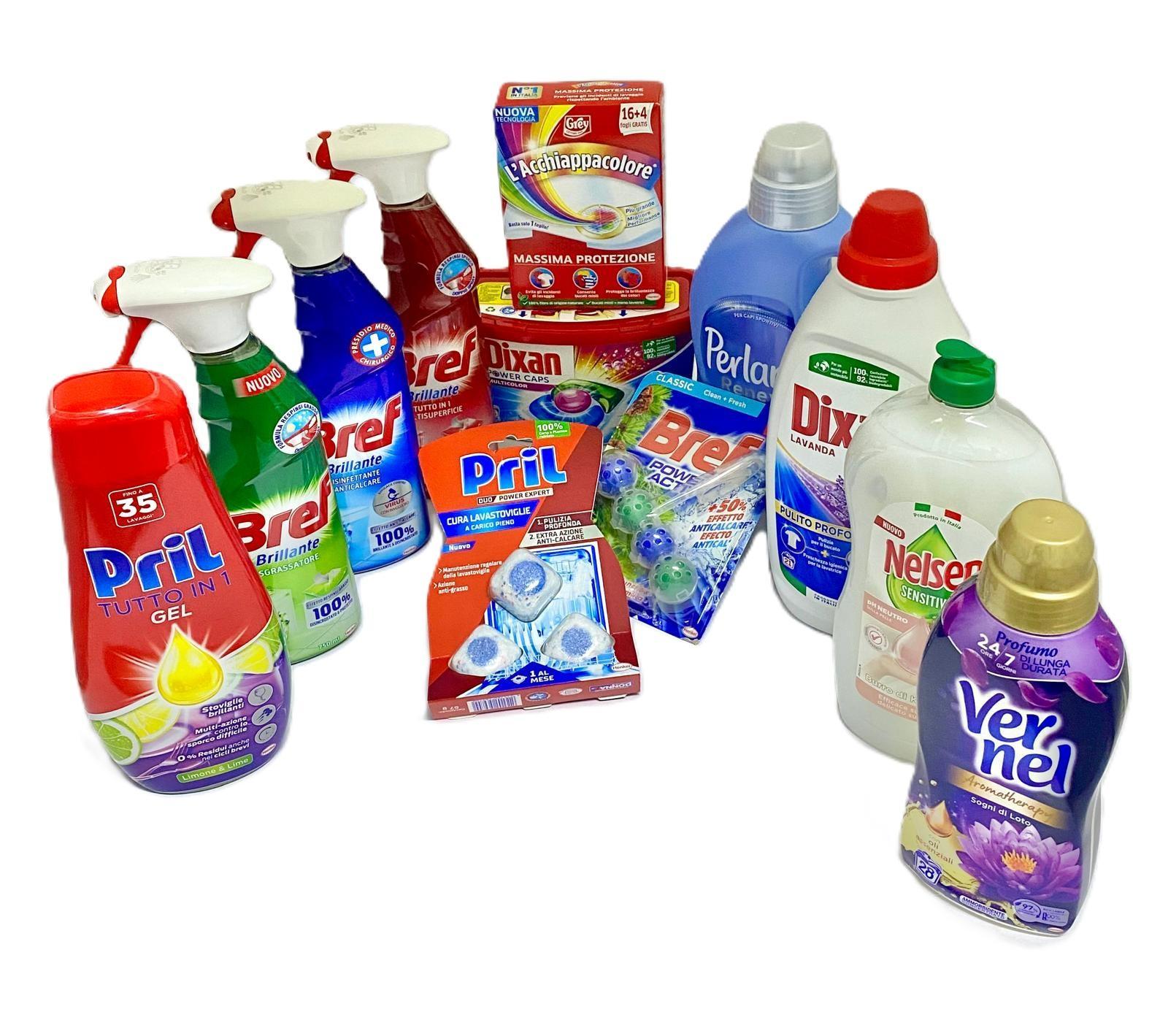 henkel kit detersivi per la casa 12pz profumazioni assortite - foto 1