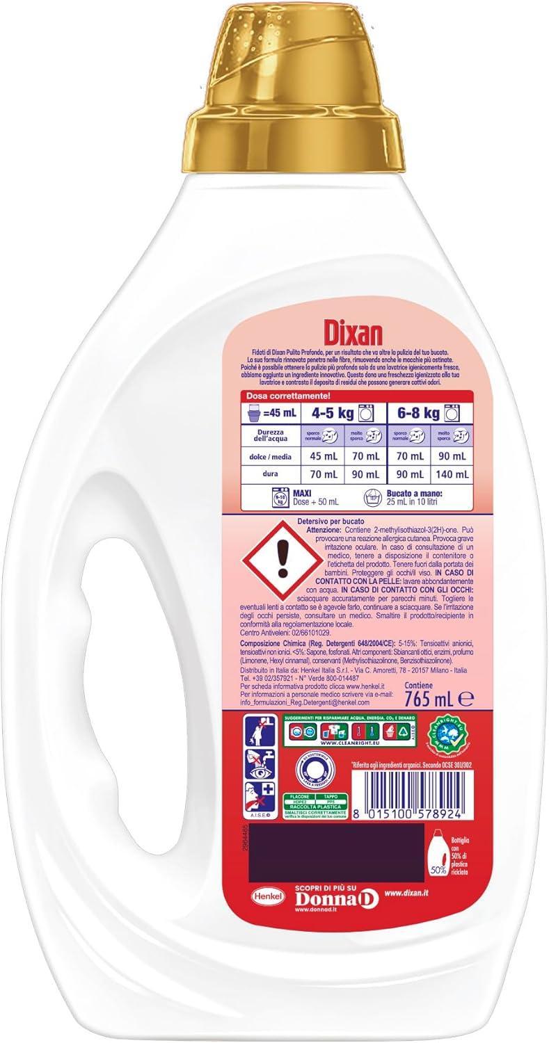 dixan dixan expert smacchiante 3pz 17 lavaggi 765ml - foto 3