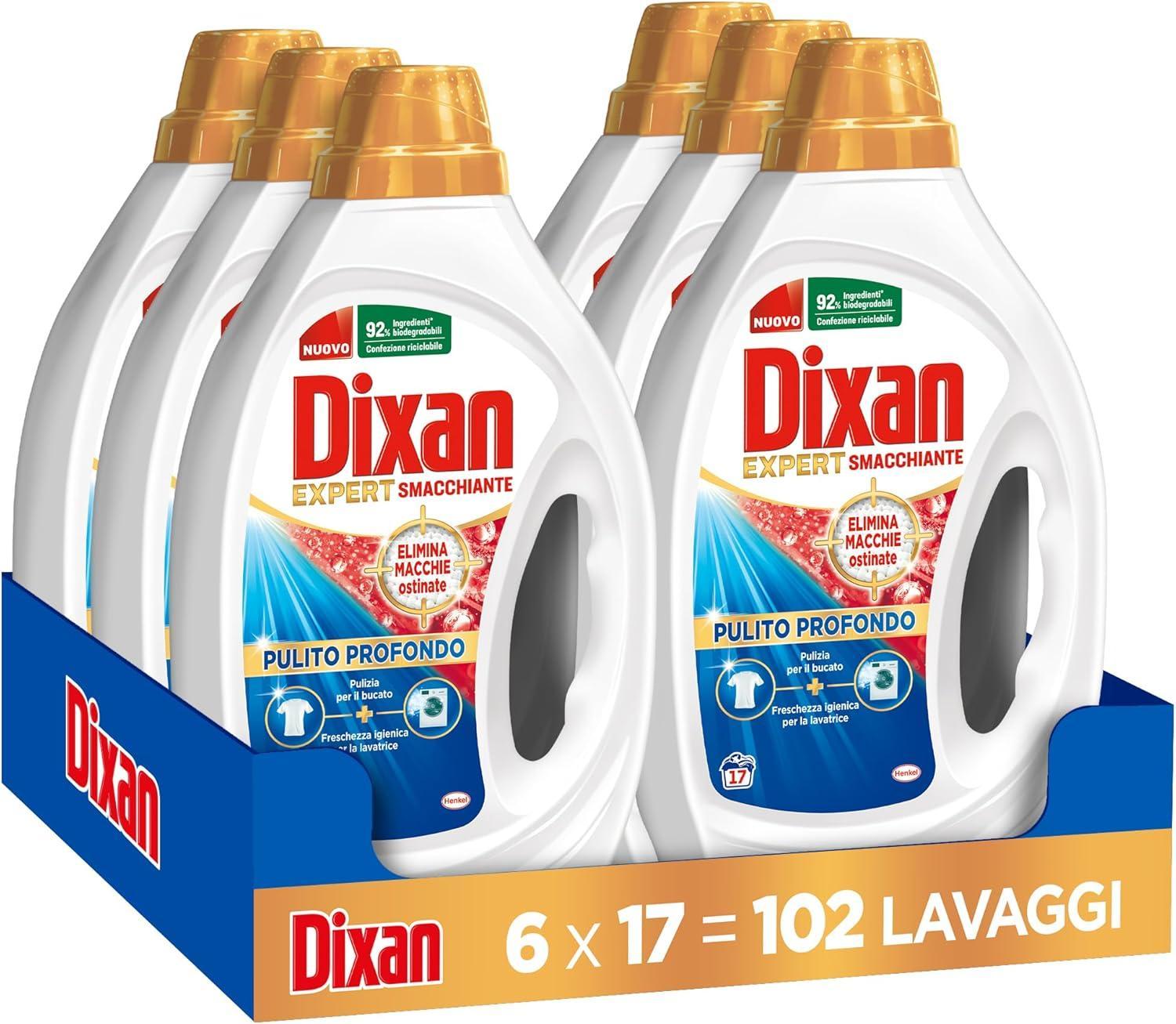 dixan dixan expert smacchiante 6pz 17 lavaggi 765ml - foto 1