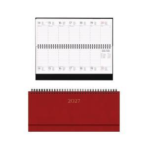 Planning settimanale madrid 29.8 × 10.5 cm rosso inglese