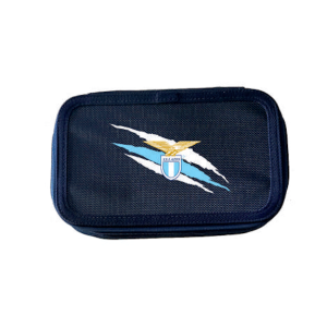 Astuccio 3 zip completo ufficiale s.s lazio 1900 dim. 23x15x10 cm