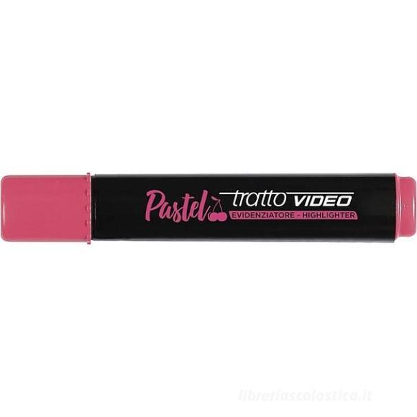 tratto tratto video pastel evidenziatore colore cherry red - foto 2 tratto tratto video pastel evidenziatore colore cherry red - foto 2