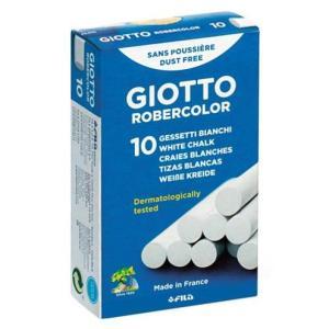 Conf. da 10 gessetti bianchi per lavagna