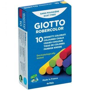 Conf. da 10 gessetti colorati per lavagna