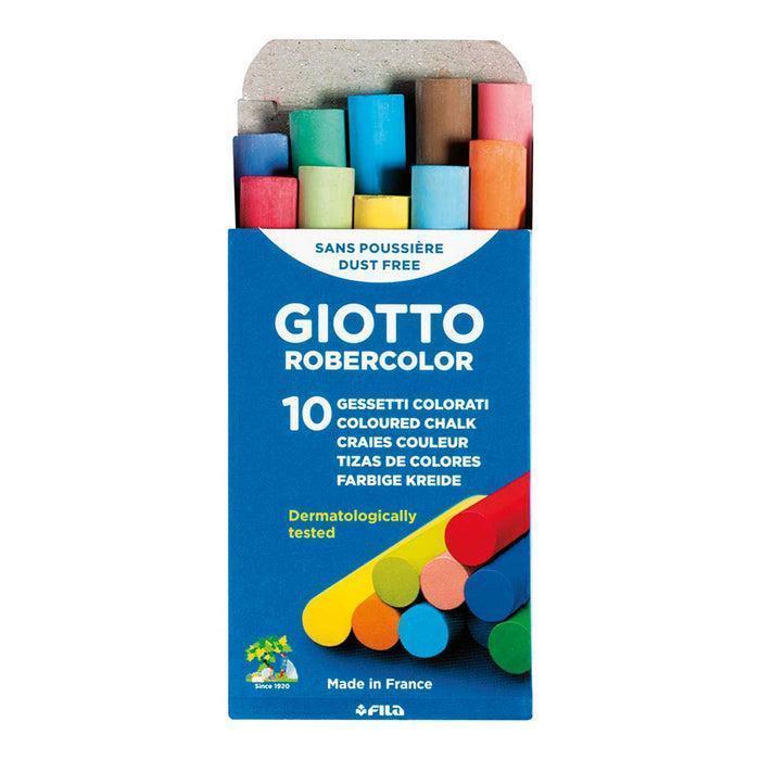 giotto giotto conf. da 10 gessetti colorati per lavagna - foto 2