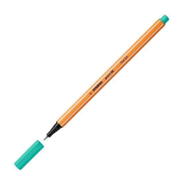 stabilo stabilo point 88 pennarello fineliner con tratto da 0,4 mm colore verde ghiaccio n° 13 - foto 2 stabilo stabilo point 88 pennarello fineliner con tratto da 0,4 mm colore verde ghiaccio n° 13 - foto 2