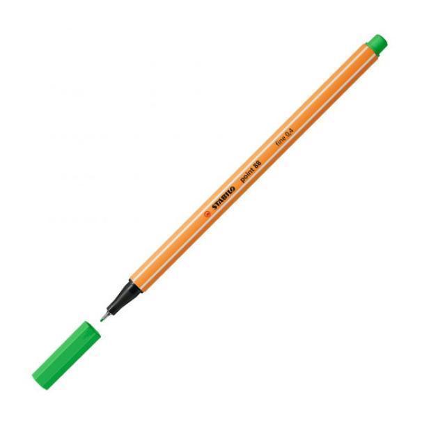 stabilo stabilo point 88 pennarello fineliner con tratto da 0,4 mm colore verde foglia n° 43 - foto 2 stabilo stabilo point 88 pennarello fineliner con tratto da 0,4 mm colore verde foglia n° 43 - foto 2