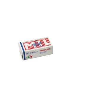 Punti metallici 515/10 per cucitrici ad alto spessore 24/10 - confezione da 1000 pezzi
