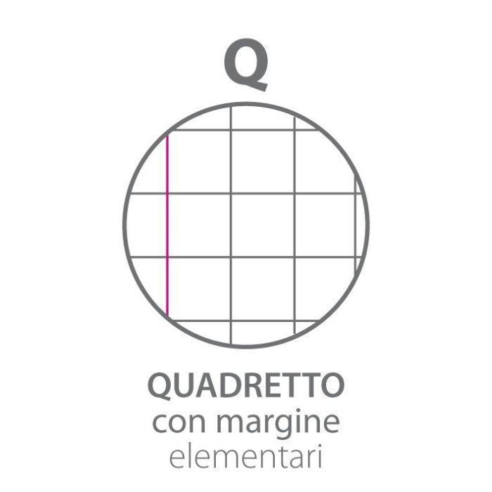 monocromo quaderno monocromo a5 (14,8x21 cm) quadretti 5 mm con margini (q) - foto 2 monocromo quaderno monocromo a5 (14,8x21 cm) quadretti 5 mm con margini (q) - foto 2