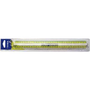 Noflash triplodecimetro righello 30cm con impugnatura