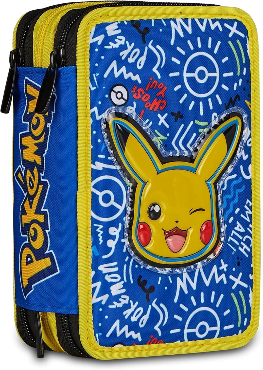 seven seven astuccio 3 zip pokemon - foto 1 seven seven astuccio 3 zip pokemon - foto 1