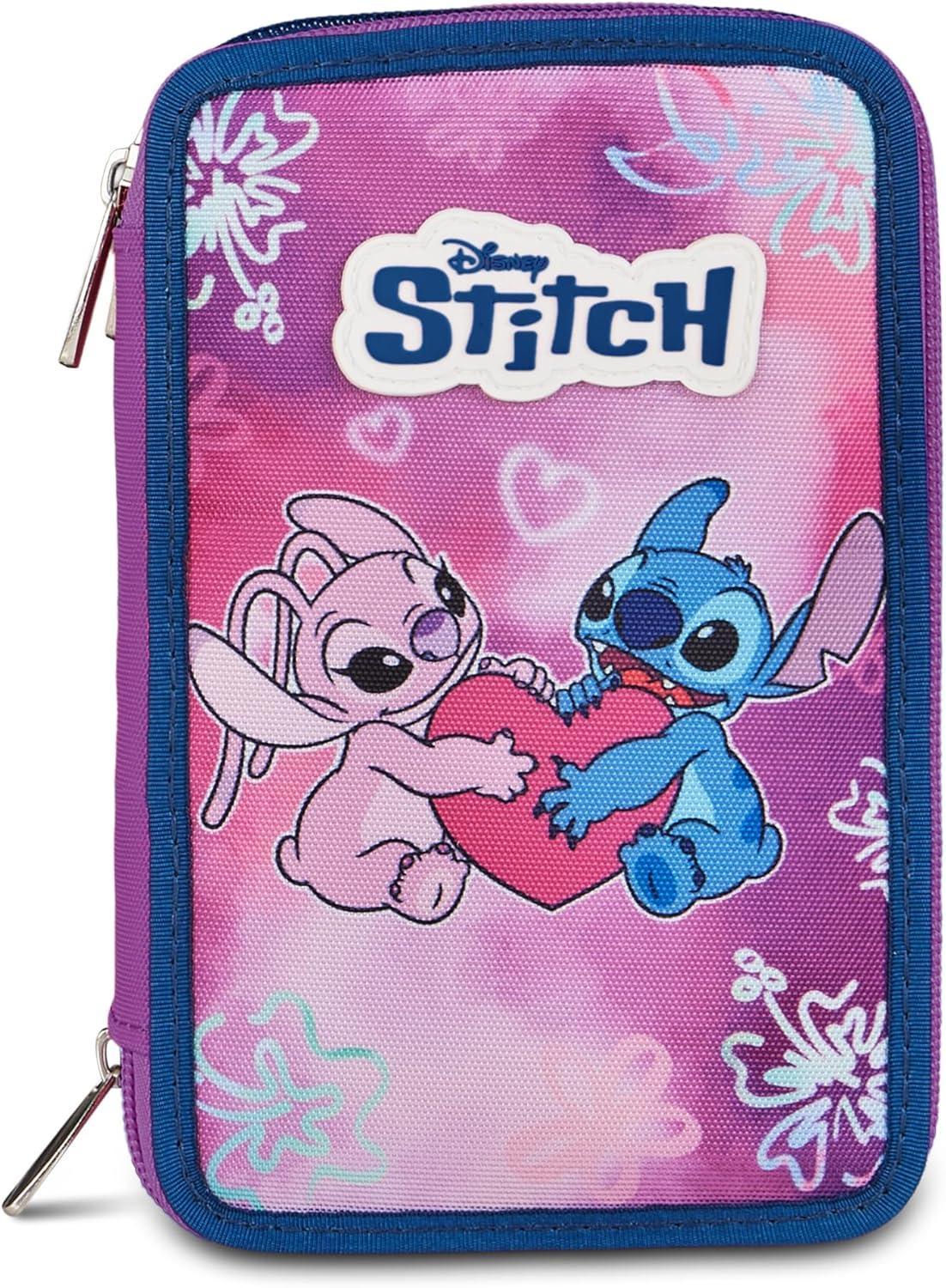 seven seven astuccio 3 zip lilo & stitch - foto 1 seven seven astuccio 3 zip lilo & stitch - foto 1