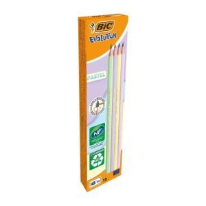 Evolution pastel 12 matite grafite hb fusto pastello senza legno