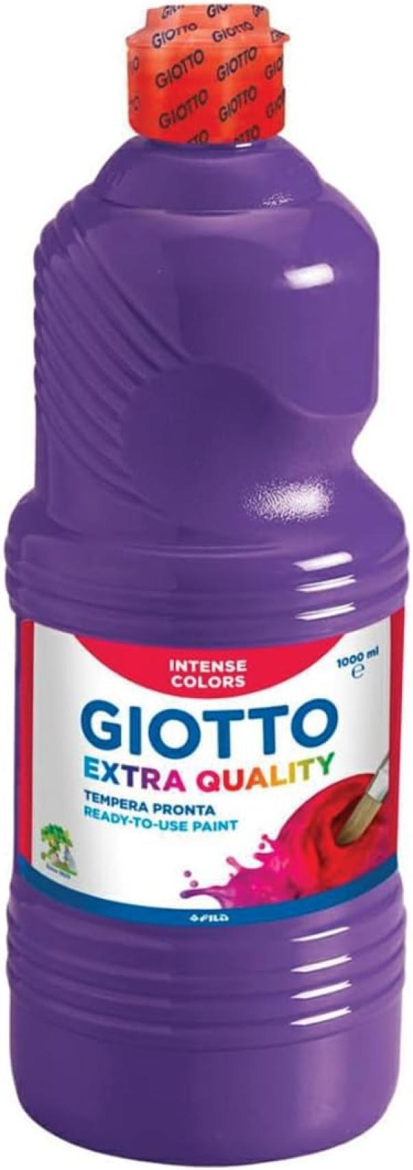 giotto giotto tempera pronta 1000 ml violetto flacone con tappo dosatore - foto 1 giotto giotto tempera pronta 1000 ml violetto flacone con tappo dosatore - foto 1