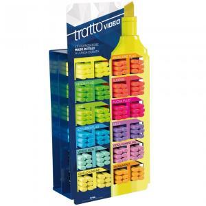 Tratto video espositore 288 evidenziatori fluo e pastel...