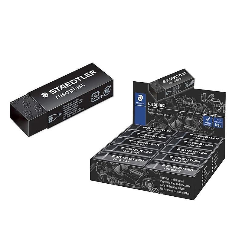 staedtler staedtler gomma rasoplast 526b nera conf. da 20 pezzi - foto 1 staedtler staedtler gomma rasoplast 526b nera conf. da 20 pezzi - foto 1
