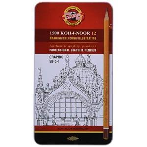 Astuccio 12 matite graphic 5b-5h h1502-iii
