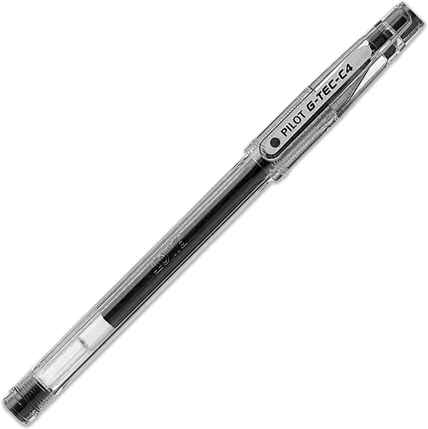 pilot pilot g-tec-c4 roller gel nero punta ad ago 04 mm confezione da 12 pz - foto 1 pilot pilot g-tec-c4 roller gel nero punta ad ago 04 mm confezione da 12 pz - foto 1