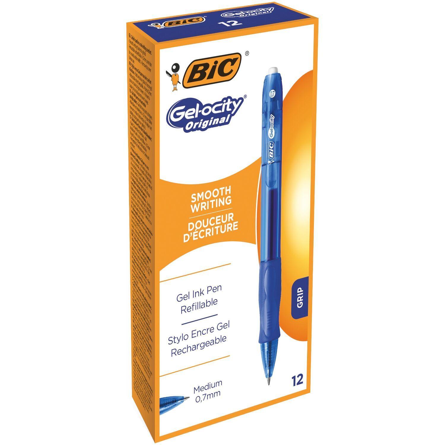 bic bic gel-ocity original penna gel blu 07 mm confezione da 12 pz - foto 1 bic bic gel-ocity original penna gel blu 07 mm confezione da 12 pz - foto 1