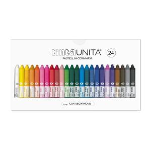 Pastello cera maxi 24 colori