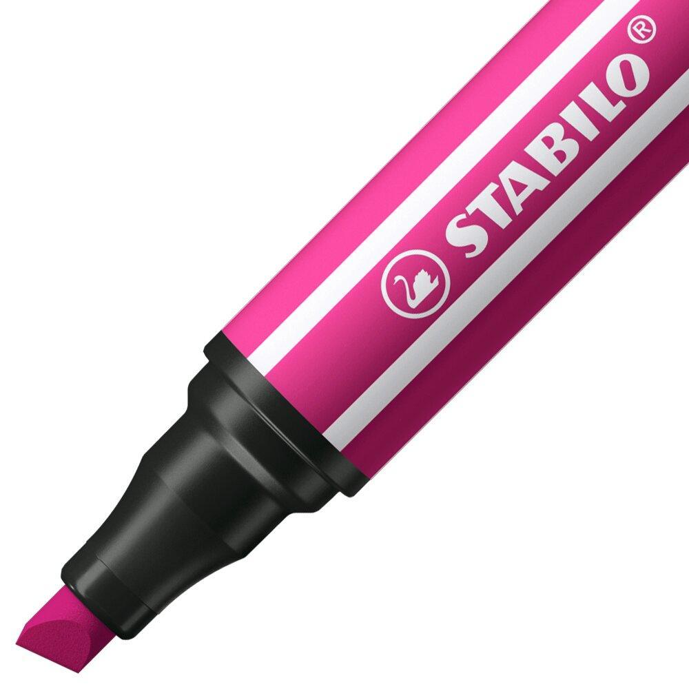stabilo stabilo pen 68 max pennarello punta a scalpello rosa 5 pz - foto 2 stabilo stabilo pen 68 max pennarello punta a scalpello rosa 5 pz - foto 2